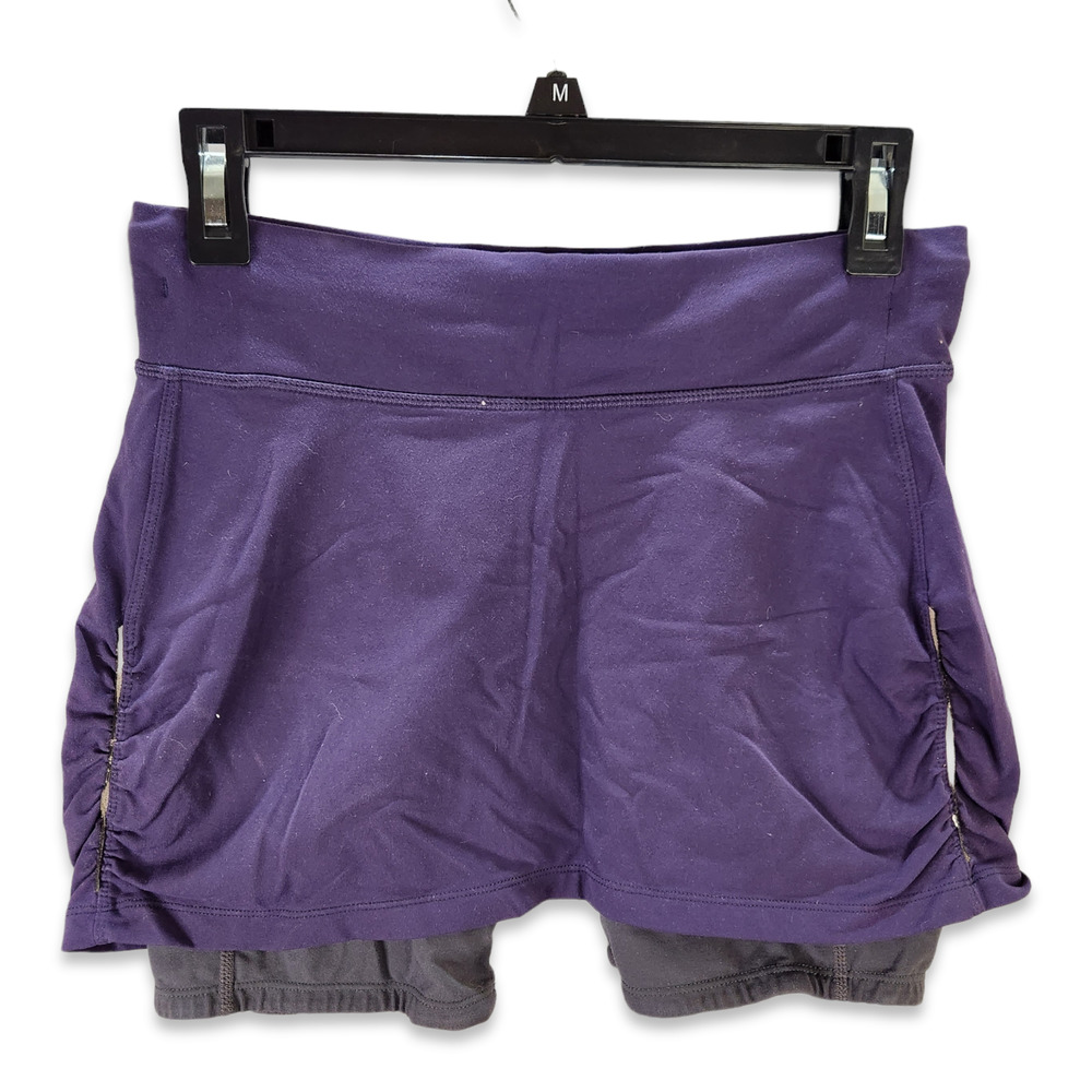 Athleta Contender Story Skort Shorts Small Purple Lined Compression Activewear